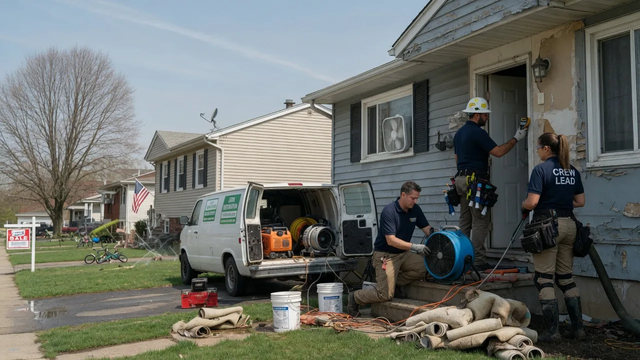Flood Cleanup in Hillsdale, PA near me